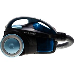 Hoover SEA1RA02001 Rapid Bagless Cylinder Vacuum Cleaner in Titanium & Blue